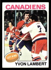 1975-76 Topps Yvon Lambert #17 - Montreal Canadiens