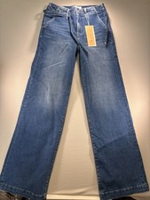 Risen High Rise Wide Leg Women’s Jeans  Belted   7/28 Boho Cowgirl NEW WITH TAGS