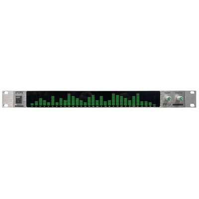 BDS PP-31 1U Digital Audio Spectrum Analyzer VU Meter 31-Segment Green LED