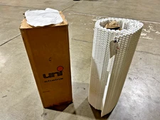 New Unichain 75DPP34W Conveyor Belt White 30.8" x 10FT.