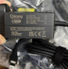 Chicony W21-065N2C 20V 3.25A USB-C UK AC Adapter Power Supply Charger