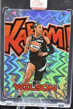 2025 Panini One and One WNBA A'ja Wilson Kaboom! #2 Las Vegas Aces DD6