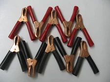 NIB 5 PAIRS RED/BLACK  MUELLER 46C BATTERY TERMINALS 75A WIRE CRIMP Q0377