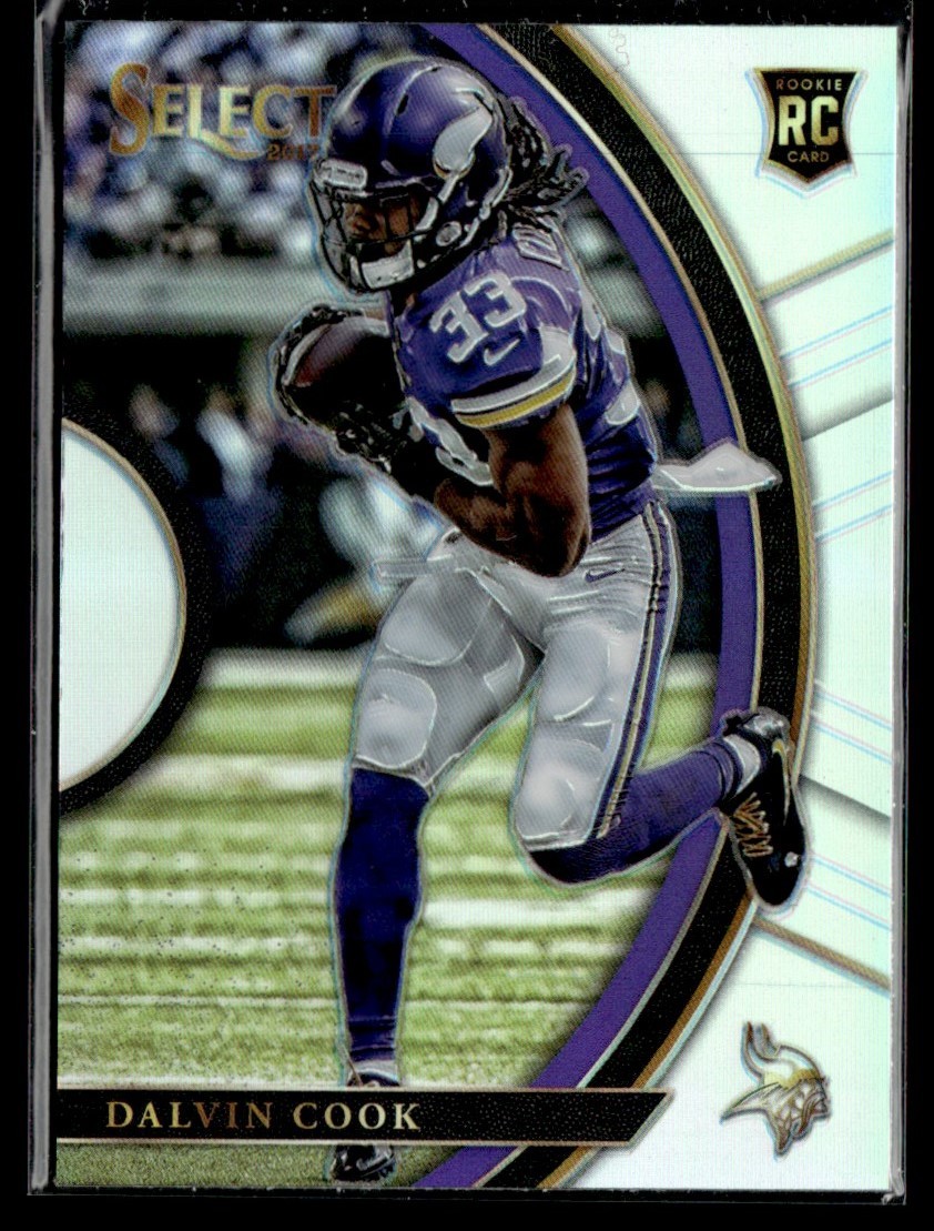Dalvin Cook 2017 Panini Select Concourse Silver Prizm RC #51 Minnesota Vikings