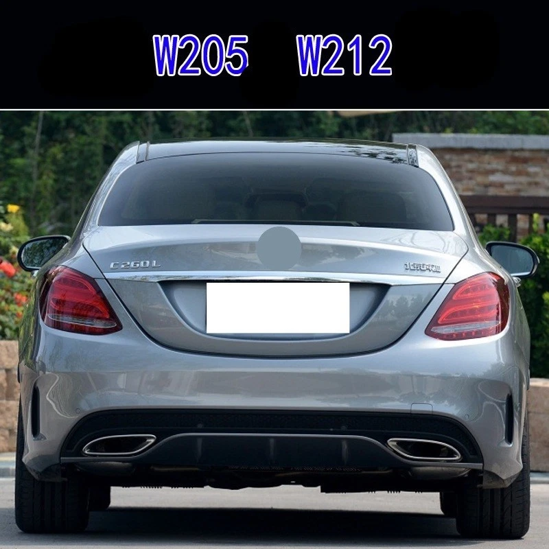 Модифицированная выхлопная труба для Mercedes Benz C E класса S W205 W212 C200 C180 - Изображение 2 из 4