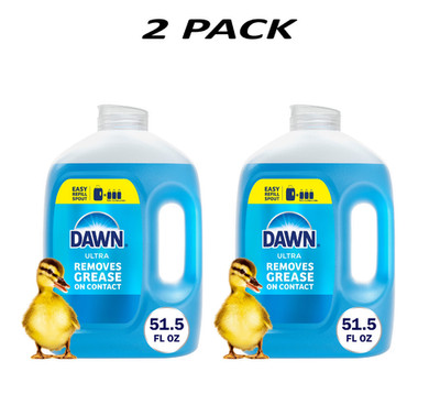 (2 PACK) Dawn Ultra Refill Jug Dish Soap Original, 51.5oz.