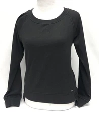 UGG Women's Morgan Black Pullover Crew Sweatshirt 1013881 Size S Small