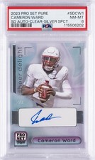 2023 LEAF PRO SET PURE SHEER DELIGHT AUTOS #SDCW1 CAMERON WARD 2/2 PSA 8