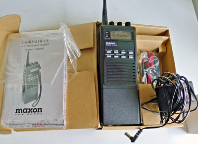MAXON  GMRS 210+3  MINT+++  IN BOX, New OLD STOCK - TESTED. - WORKING