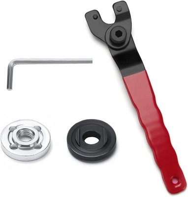 Winkelschleiferschlüssel, 10-52 mm verstellbar, rot schwarz: Amazon.de: DIY & T