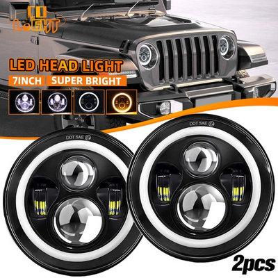 #ad #ad Newest 7 inch H6024 LED Headlights fit Jeep Wrangler JK Unlimited JKU 2007 2018 $39.99