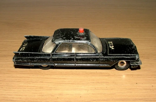Vintage Dinky Toys 258 Cadillac Police Car Diecast