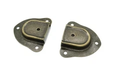 Antique Trunk Handle End Cap Antique Finish Steamer Camel Back Foot Locker Trunk