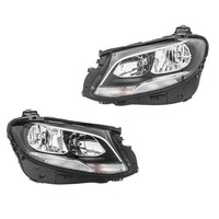 Hauptscheinwerfer-Set Li Re PY21W H7/H7 Halogen Hella FüR U.A. MB E-KLASSE