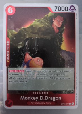 Monkey D. Dragon Carrying On His Will OP13-017 OP-13 One Piece Card