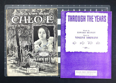 1931, Through The Years, Edward Heyman, Vincent Youmans, CHLO-E, Sheet Music SM