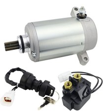 Starter Motor, Solenoid Relay, Ignition Switch Yamaha Big Bear 350 2WD 4WD Kodia