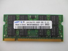 Ram Memory 2 GB PC2-6400S SO-DIMM SAMSUNG M470T5663QZ3-CF7 Original 4