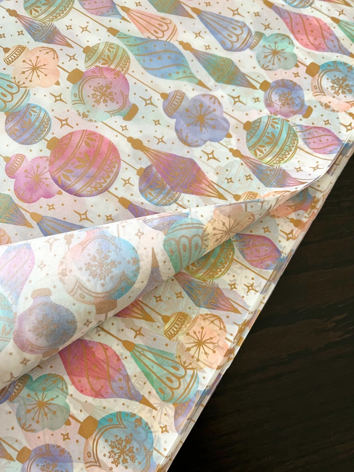 ADORNOS DE ACUARELA Diseño Hojas de Papel Pañuelo Elige Tamaño y Cantidad del Paquete Foto 4 de 4