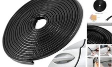 33Ft 10M Car Door Edge Guard, No Glue Car Door Entry Guard 33Ft/10M Black