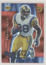 2000 Collector's Edge Graded Impeccables 1888/2000 Marshall Faulk #I16 HOF 1v9