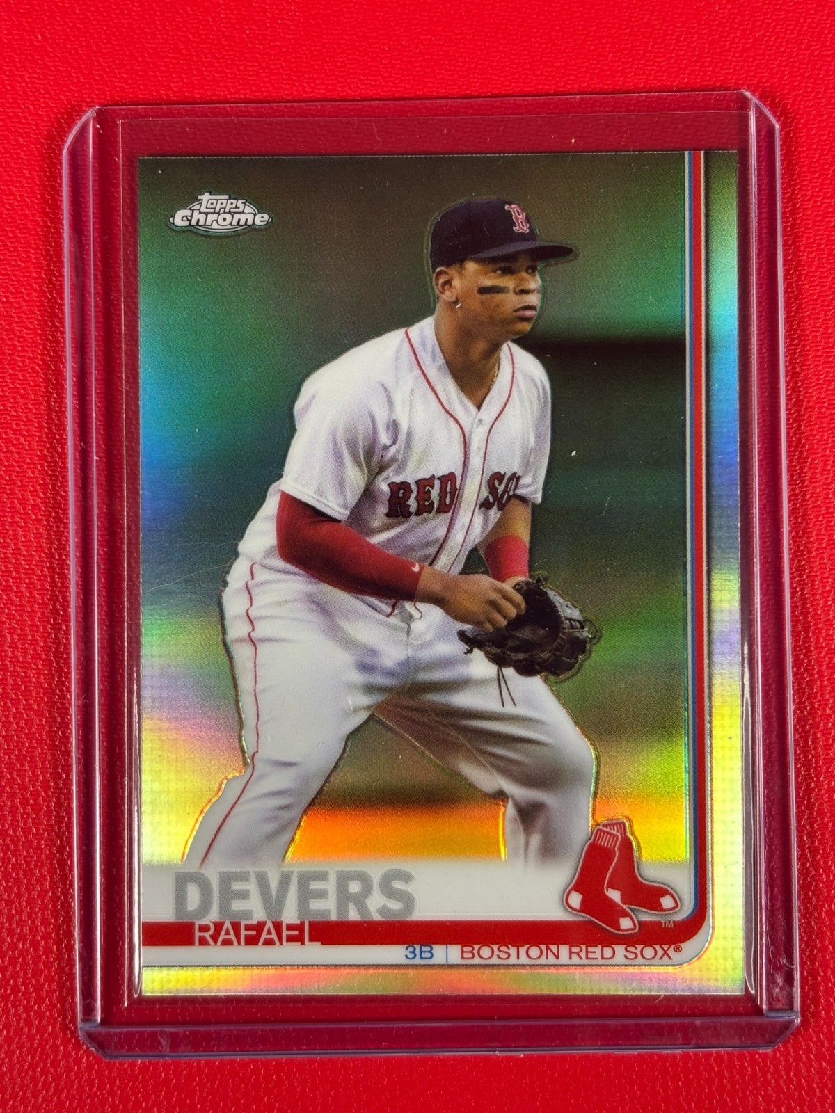 2019 Topps Chrome - Rafael Devers #184 Refractor