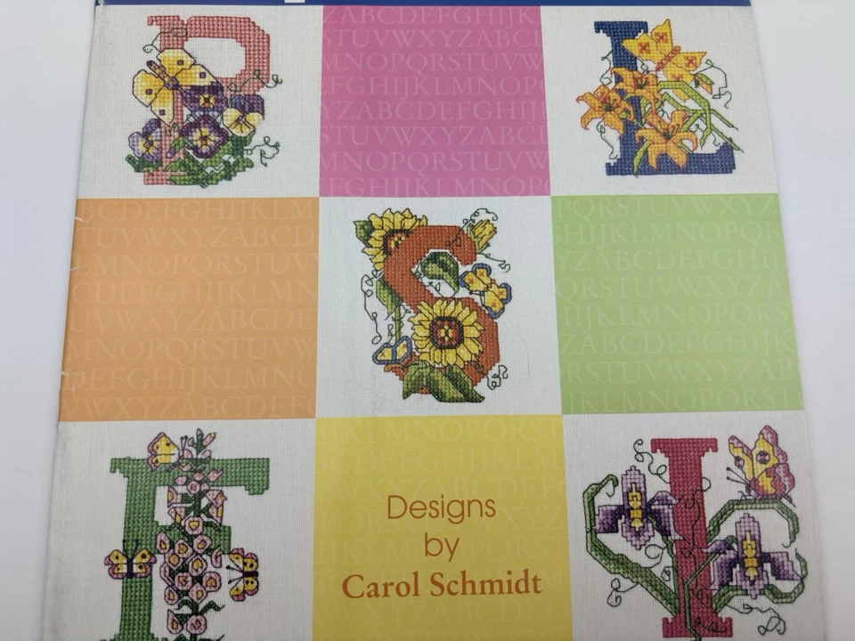 Carol Schmidt Butterfly Garden Alphabet Counted Cross Stitch Pattern 6R - Image 2 of 3
