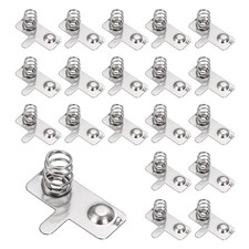 20Pcs Battery Spring Contact 20 x 8mm Positive Negative Bipolar