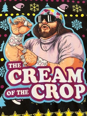 Macho Man Randy Savage - The Cream of the Crop Ugly Christmas Sweater All-Over P