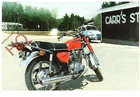 Picture Postcard:;Honda Motorbike