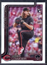 2025 Topps Rhett Lowder #205 RC Rookie Cincinatti Reds