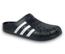 Adidas Adilette Clog Sandal Unisex Sizes Black and White Slides