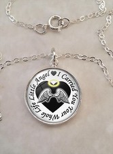 Sterling Silver .925 Pendant Infant Loss Angel Baby Stillbirth Miscarriage