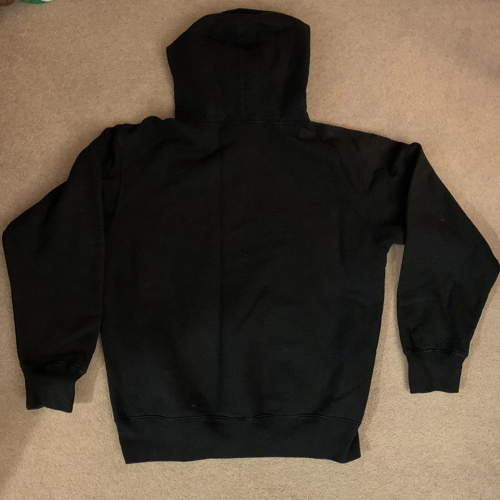 Felpa con cappuccio Supreme Shop nera London taglia media spedizione gratuita UK