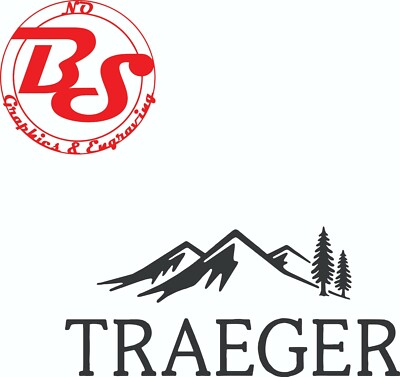 XL Traeger Pellet Flavor Labels Hickory Apple Cherry BBQ Smoker Vinyl Decal  noBS