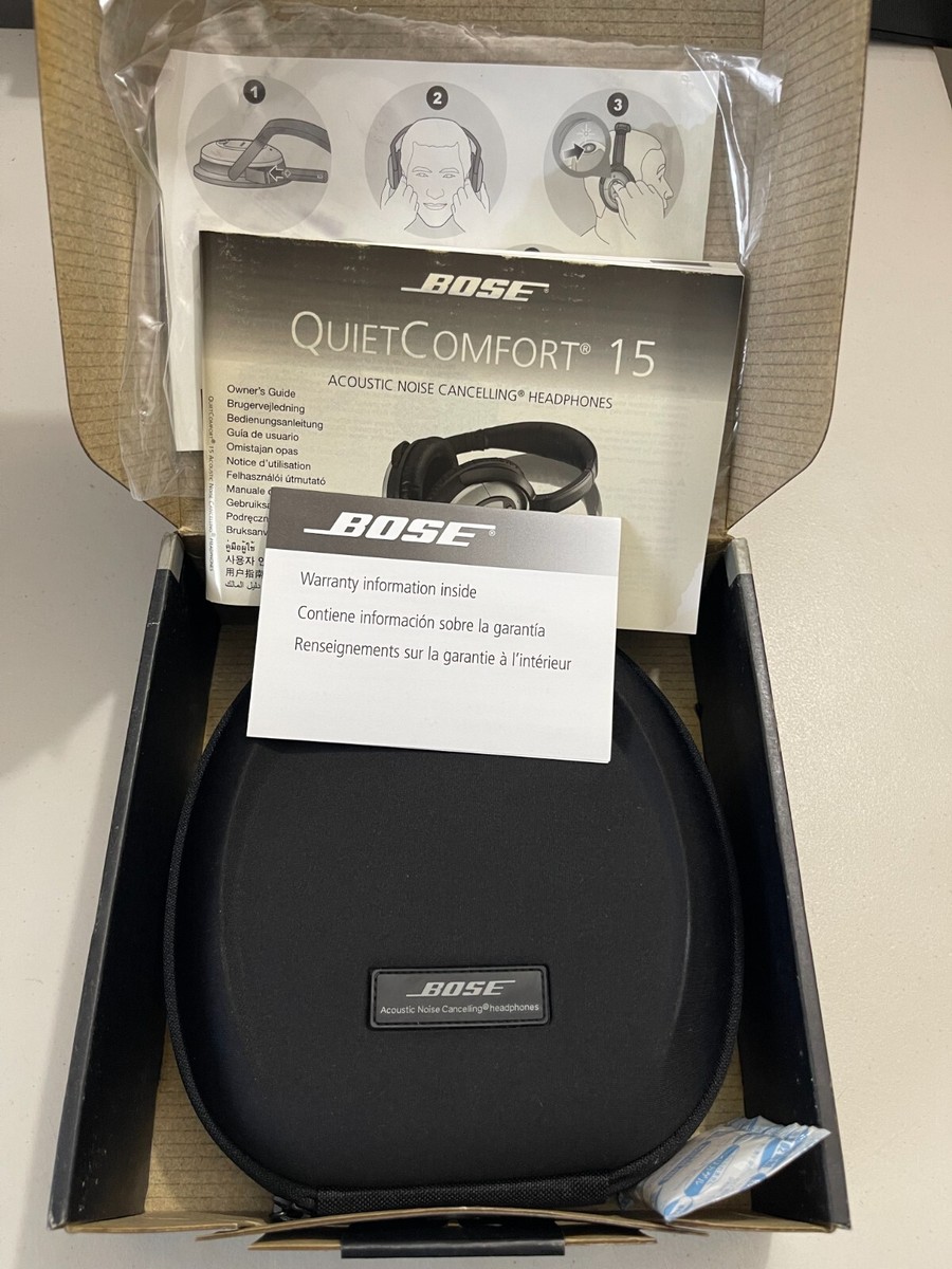 Bose QuietComfort 15 Acoustic Noise Cancelling Over Ear Headphones