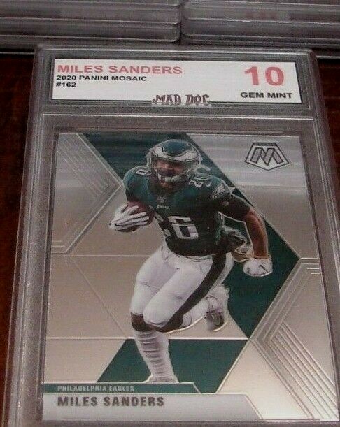 MILES SANDERS****2020 Panini MOSAIC**Gem MINT 10---#162***EAGLES