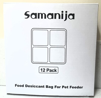 SAMANIJA 10 PACK FOOD DESICCCANT BAG for PETLIBRO AUTOMATIC CAT DOG  PET FEEDER 