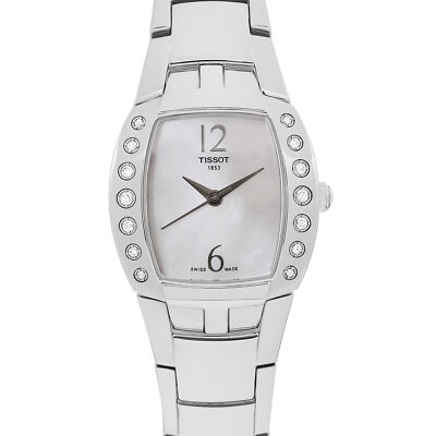 Tissot Femini T Steel Diamond MOP Dial Quartz Ladies Watch 