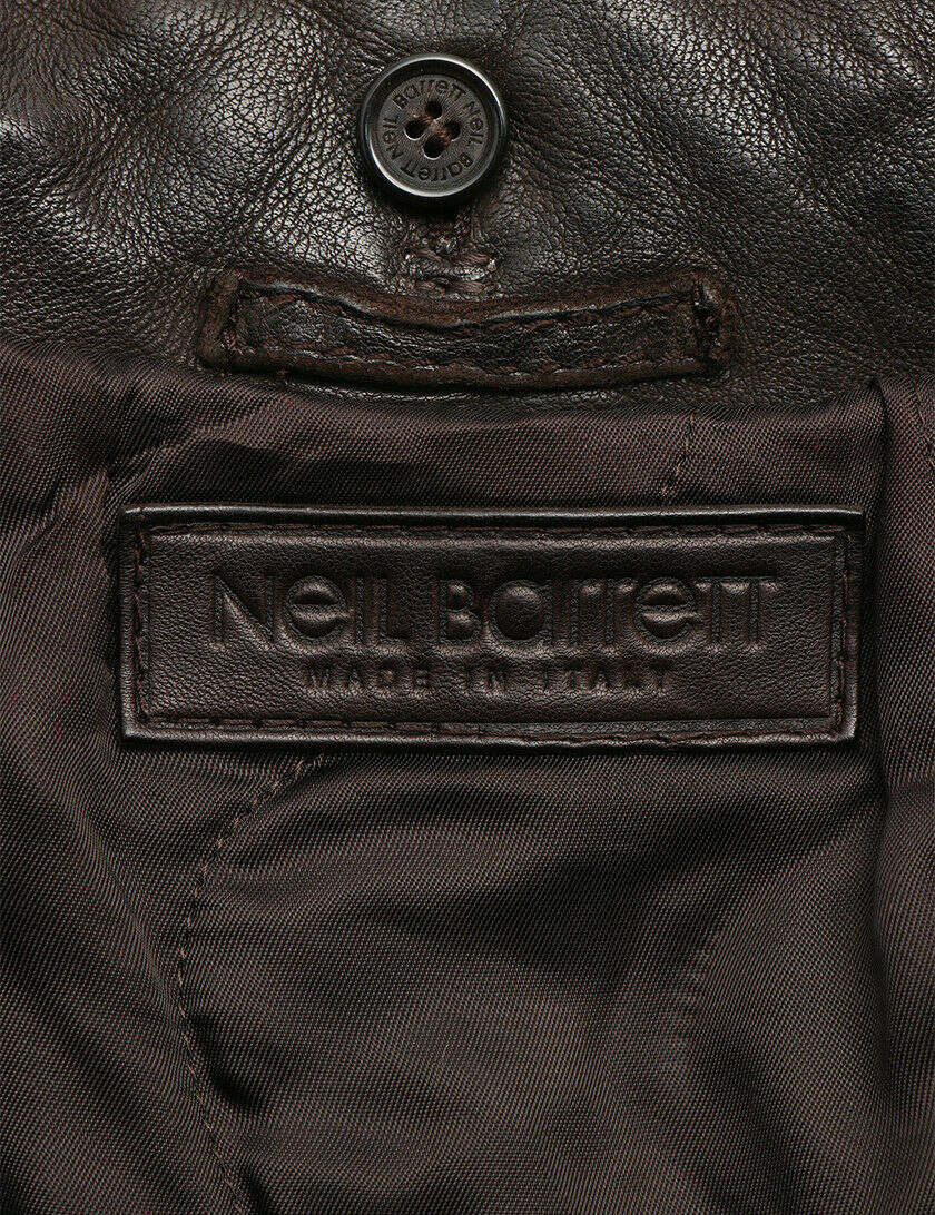 Neil Barrett Iconic M-65 Military Leather Jacket XS b… - Gem Neil Barrett Iconic M-65 Military Leather Jacket XS b… - Gem