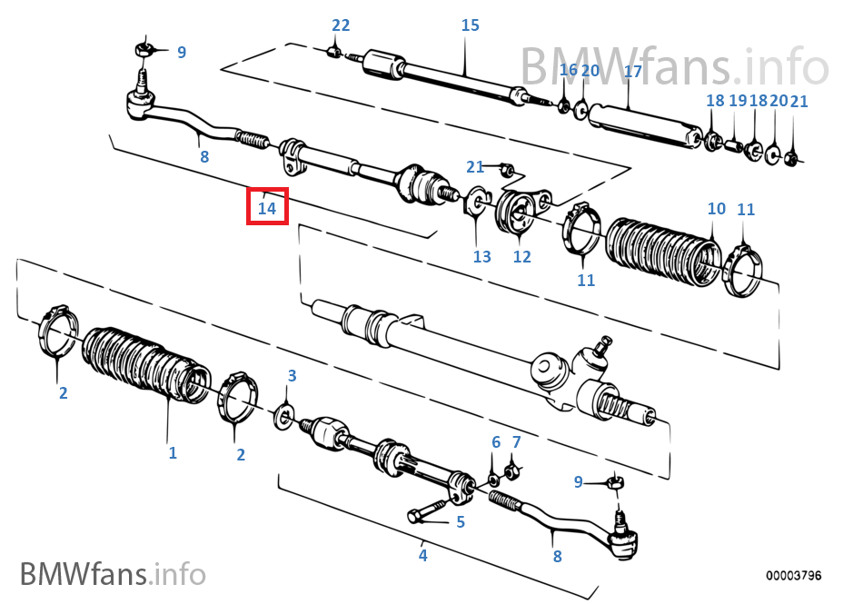 New BMW E30 316i 318i 320i 325i Tie Rod Right 32111125187 eBay
