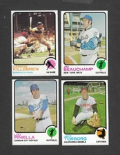 1973 Topps Baseball:  *Set Break* Choose Your Card (#123 to #262) FREE SHIPPING!