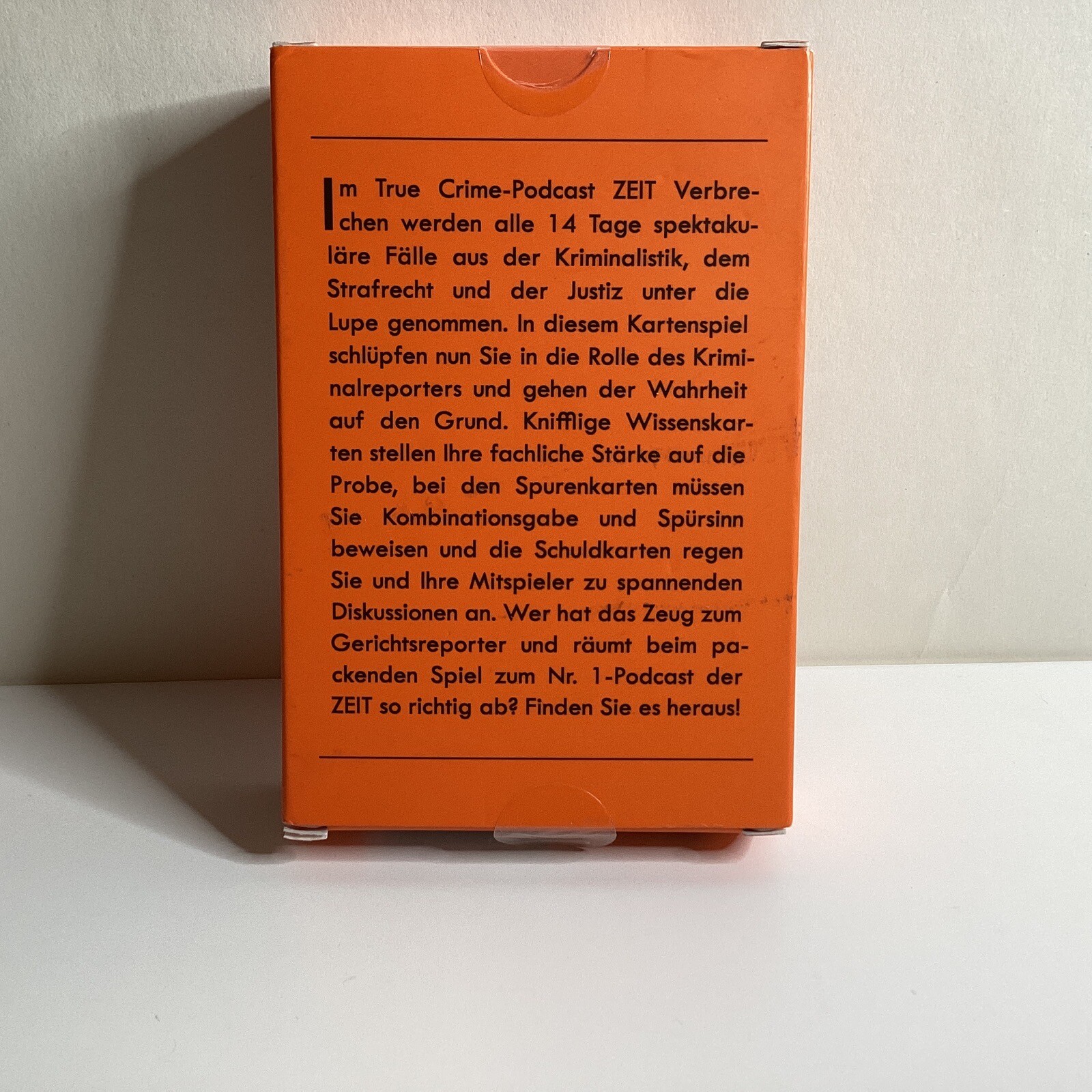 Thumbnail - S114 Die Zeit Verbrechen: Das Kartenspiel Mit 60 Spannenden