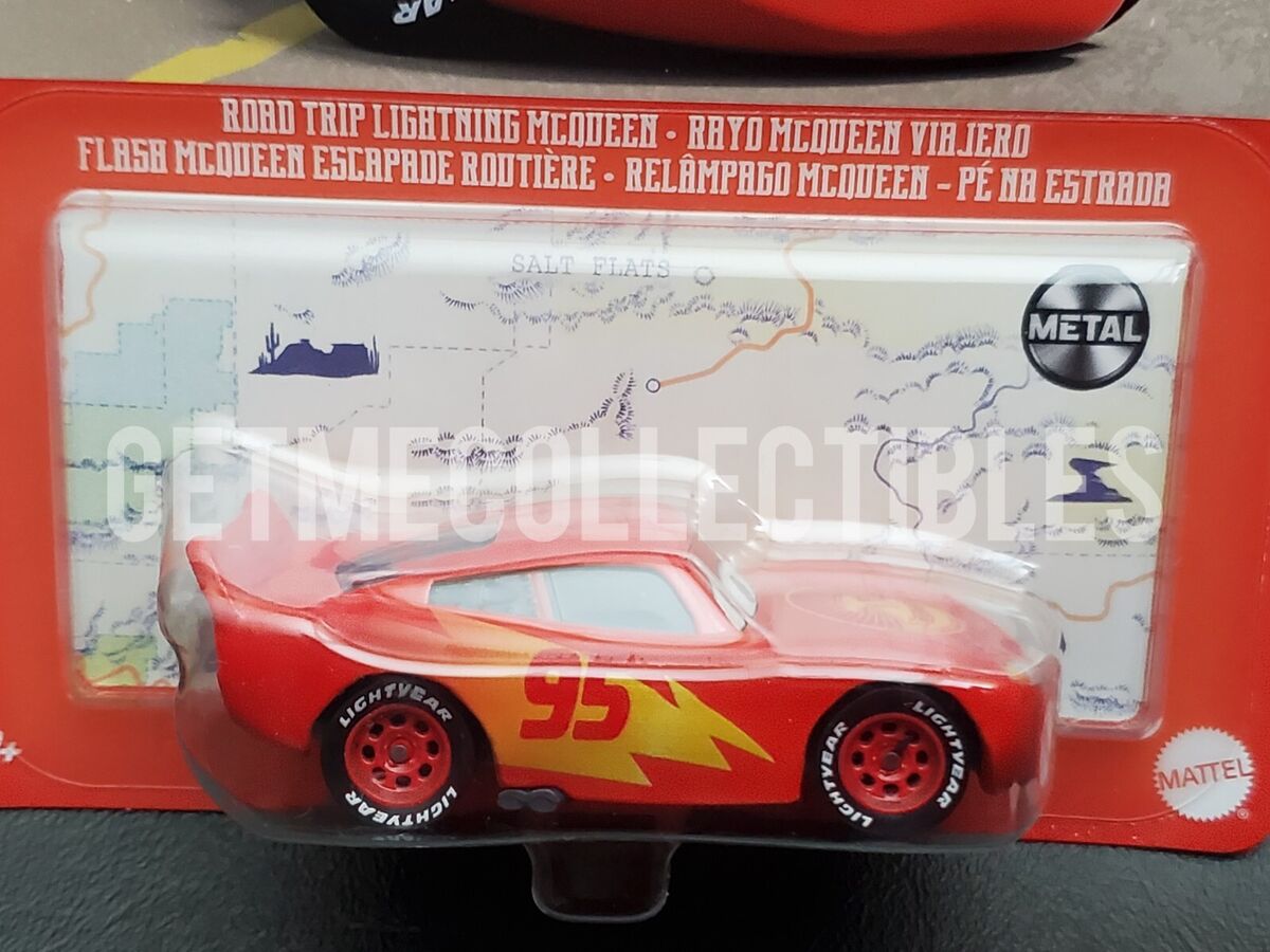  Disney Pixar Cars Road Trip Lightning McQueen 1:55 Scale : Toys  & Games