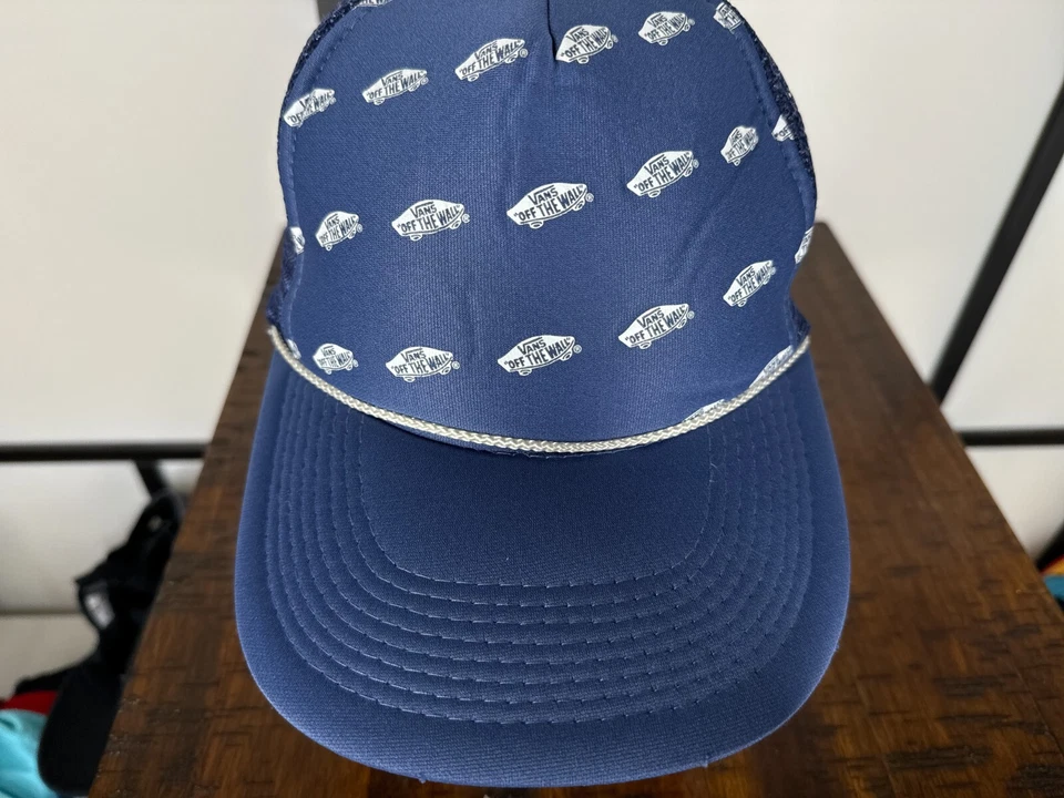 Gorra Vans Snap Back Adulto Talla Única Azul Camionero Monopatín Estampado Completo Foto 2 de 4