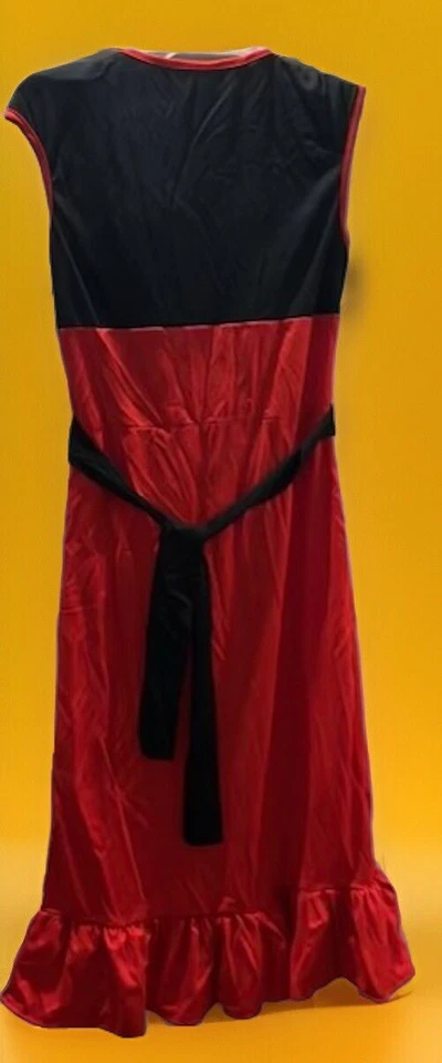 Disfraz Rosa Escarlata-Roca Retro Adulto Foto 4 de 4