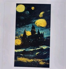 Paint By Number Kit Night Sky- For Adults - Gothic Room Decor