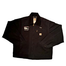 Vintage Carhartt J01 Blk Detroit Jacket Blanket Lined Men's Size 46 Mesures In P