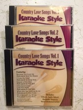 Country Love Songs Volumes 1-3 SET Karaoke Style NEW CD G Daywind 18 Songs