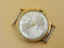 Poljot de luxe 29 Jewels Soviet Russian Automatic EXPORT Gold-Plated watch 60`s 
